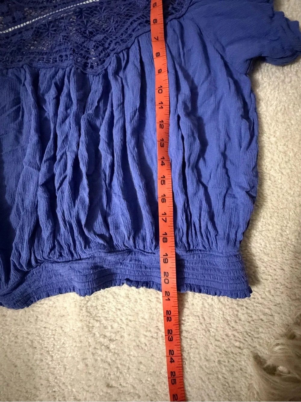 Free People breathable peasant